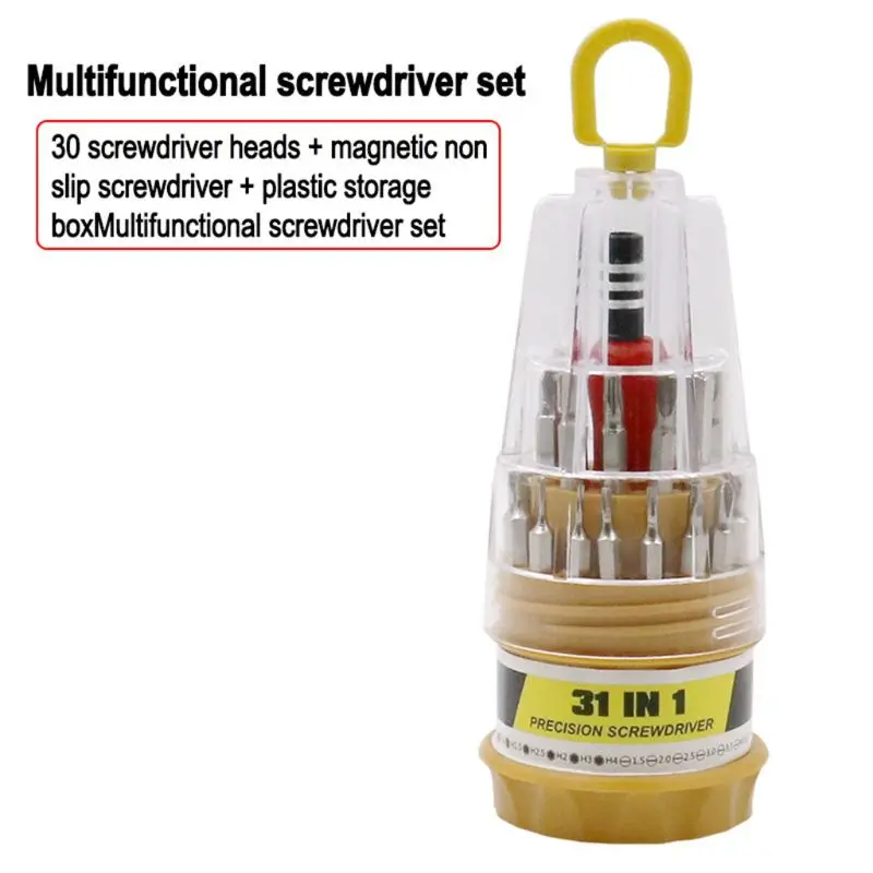 

31 In 1 Multifunction Magnetic Precise Manual Screwdriver Bits Set Repair Tools Dropshipping