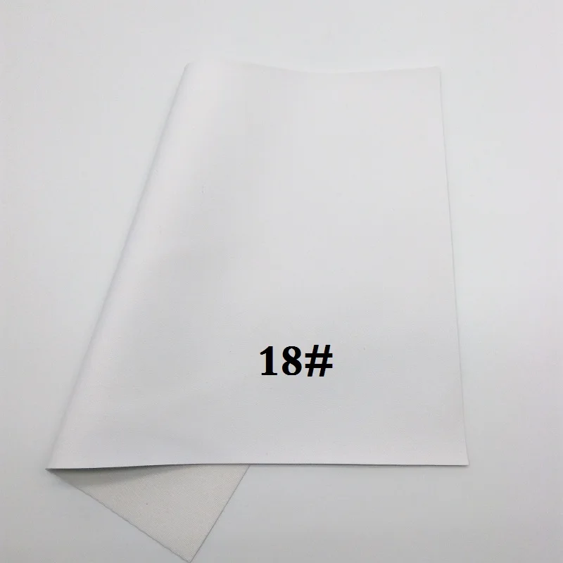 18 Glitterwishcome 21X29CM A4 Size Suede Faux Leather Fabric, Vinil Para Lozos, Synthetic Leather Fabric for Bows, GM386A - Цвет: 18