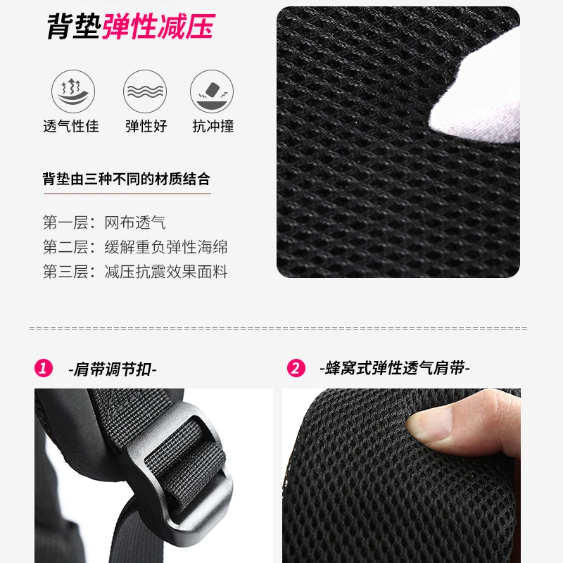 School Backpack Women Waterproof  School Bag For Teenage Girls Multi Pocket College Student Backpacks Unisex Laptop Bag SAC