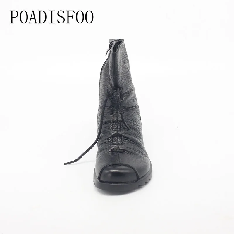 CEVABULE/Женская обувь из натуральной кожи Ботильоны Винтажная Повседневная