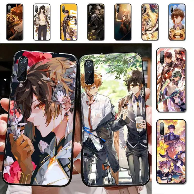 

YNDFCNB Zhongli Genshin Impact Phone Case for Xiaomi mi 8 9 10 lite pro 9SE 5 6 X max 2 3 mix2s F1