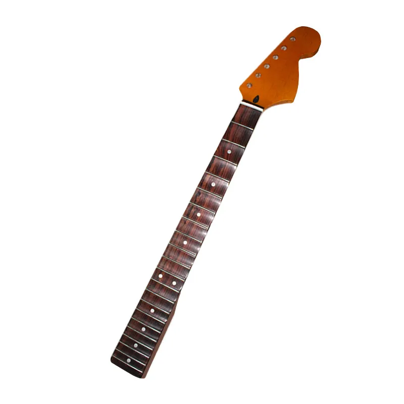 21 22 Frets Electric Guitar Neck Rosewood Scallop Fretboard Big Headstock Maple Glossy Paint Guitar Accessories Parts