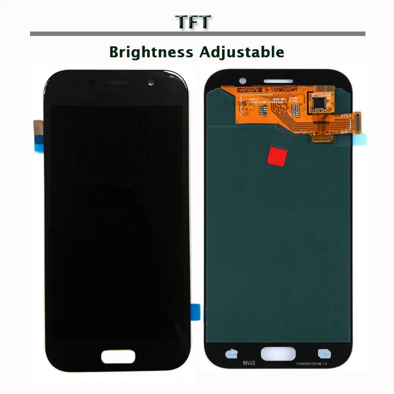 5," супер AMOLED lcd дисплей в сборе для Samsung Galaxy A5 A520 F A520F/DS lcd сенсорный дигитайзер TFT OLED качественный lcd+ инструмент