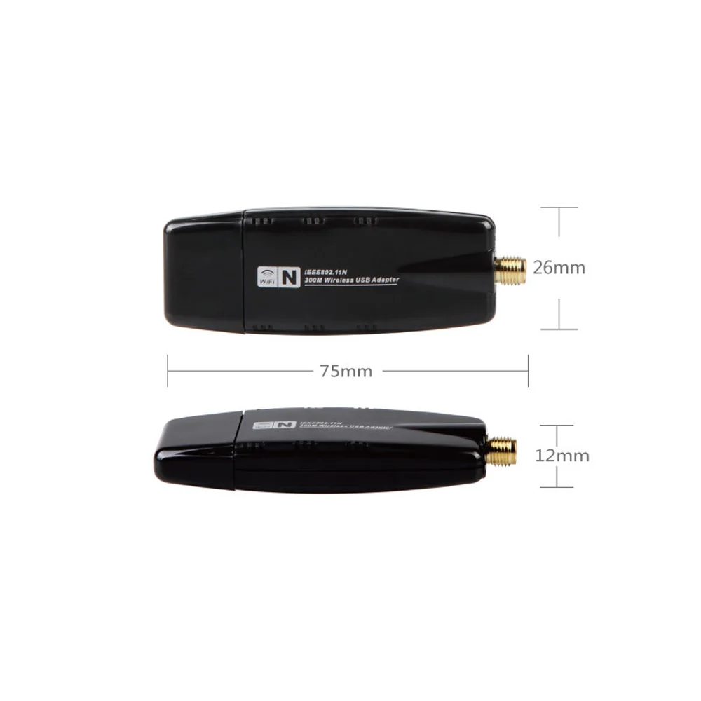 Чипсет CHANEVE Realtek RTL8191 300 Мбит/с беспроводной usb-адаптер 802.11N Wi-Fi ключ 2,4 ГГц адаптер Wi-Fi с антенной 2 дБ