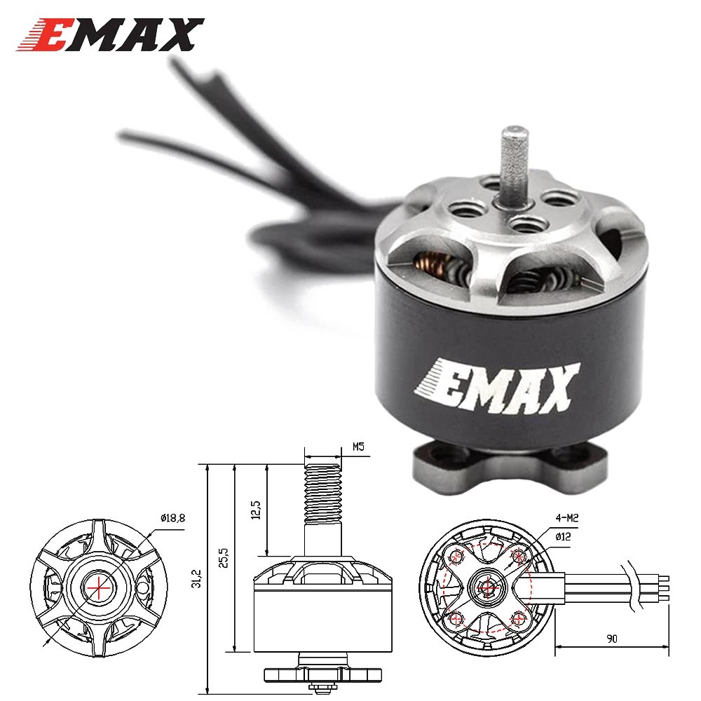 emax eco 1106 4500kv 2 3s6000kv 2s cw бесщеточный двигате