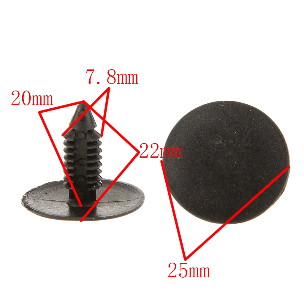 

20pcs Car Trim Panel Rivet Retainer Clips Insert For Jeep Grand Cherokee