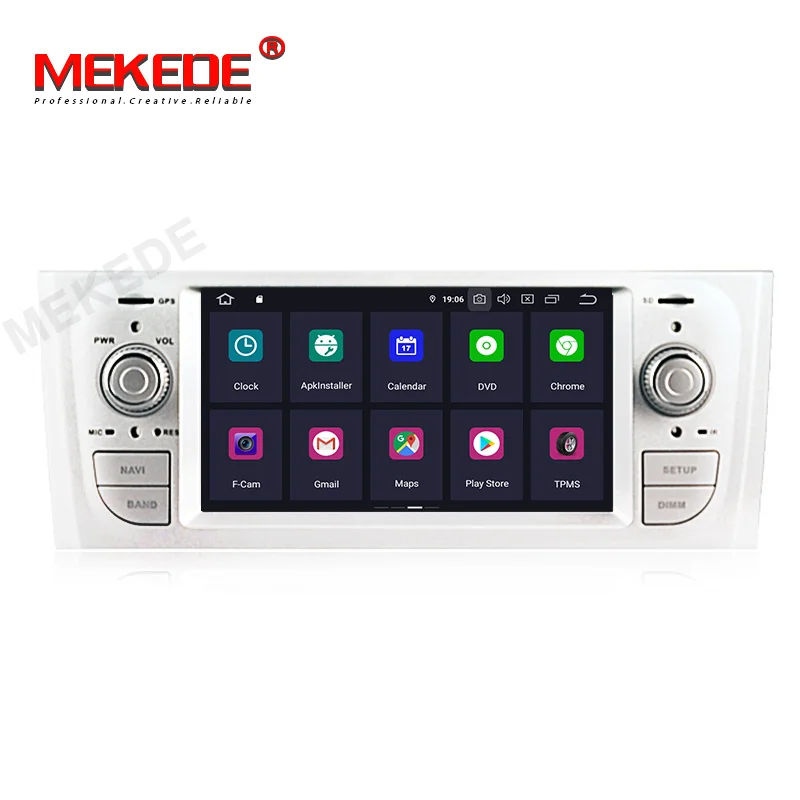 MEKEDE PX5 6,1 дюймов HD цифровой автомобильный стерео gps Android 9,0 для Fiat Grande Punto 199/310 2005-2009 Linea 323 2007-2011 YHTPD3L