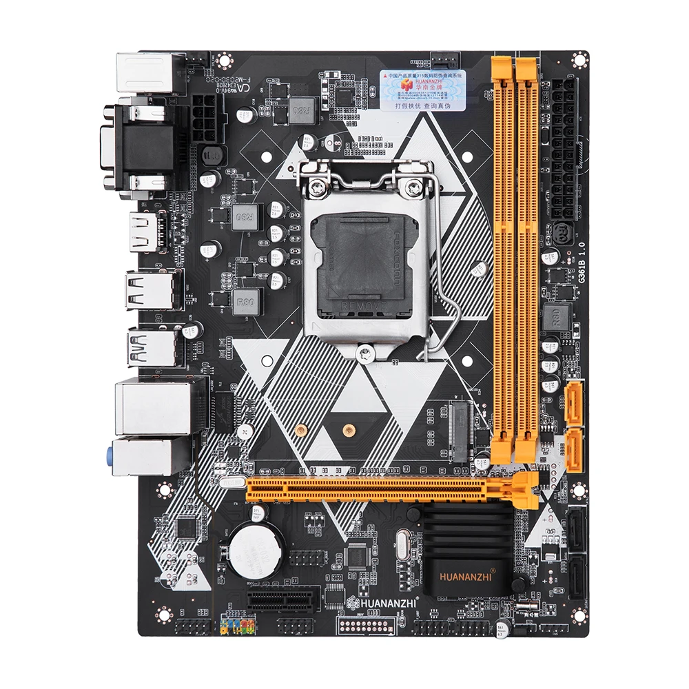 

HUANANZHI H81 Motherboard 2xDDR3 Memory 1333/1066MHz M.2 VGA+DVI+HDMI-Compatible Video Interface PC Motherboard