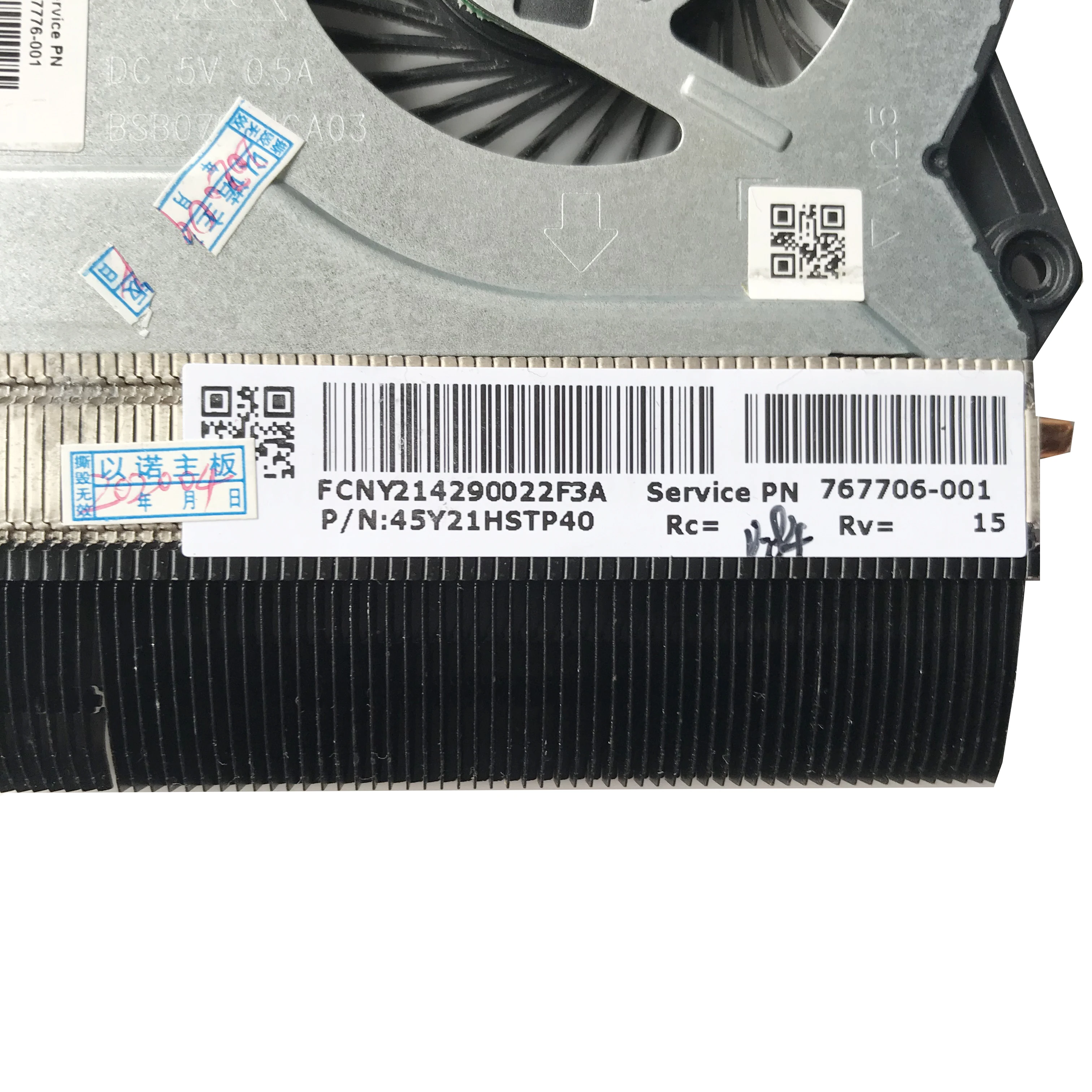 Подлинный охлаждающий вентилятор для ноутбука HP 14 P 15 17 серии 767776 001 767706