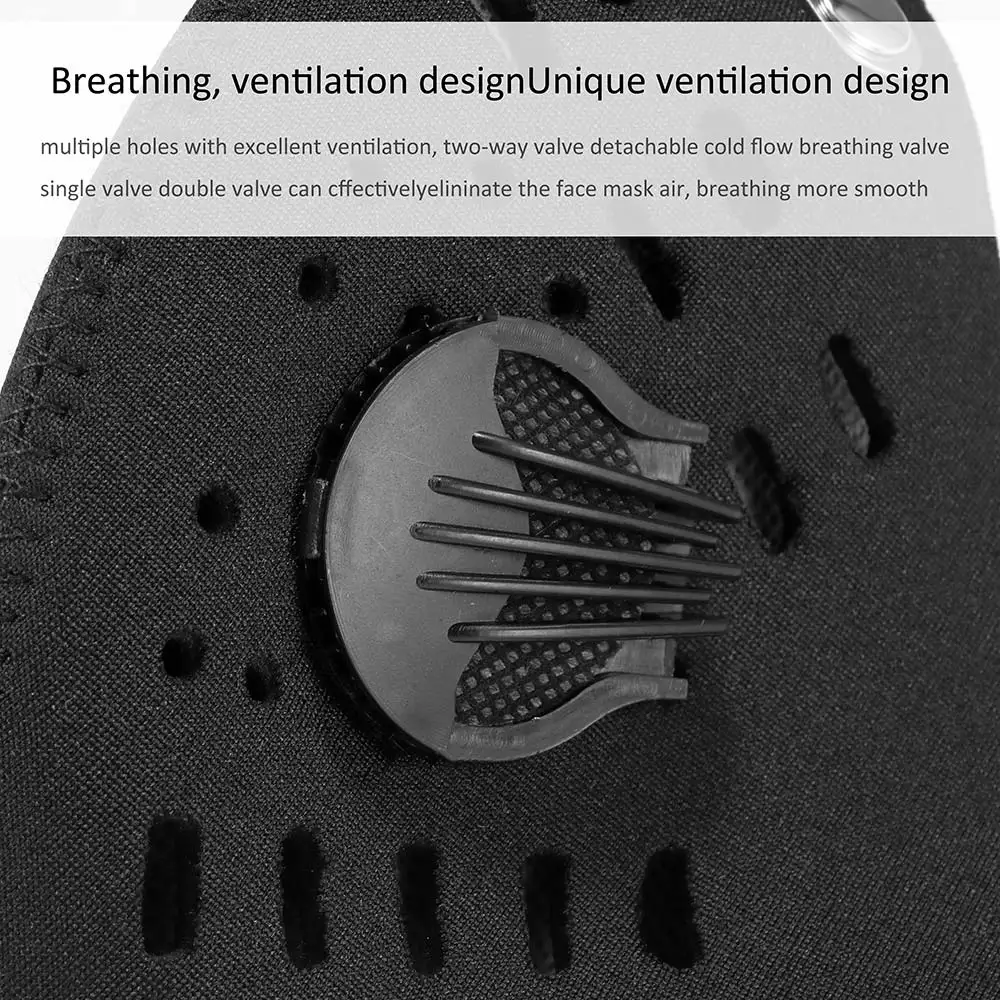 

Winter Warm Outdoor Neoprene Bicycle Cycling Motorcycle Mask Half Face Neoprene Mask Bike Mask Sport Tactical Face Mask