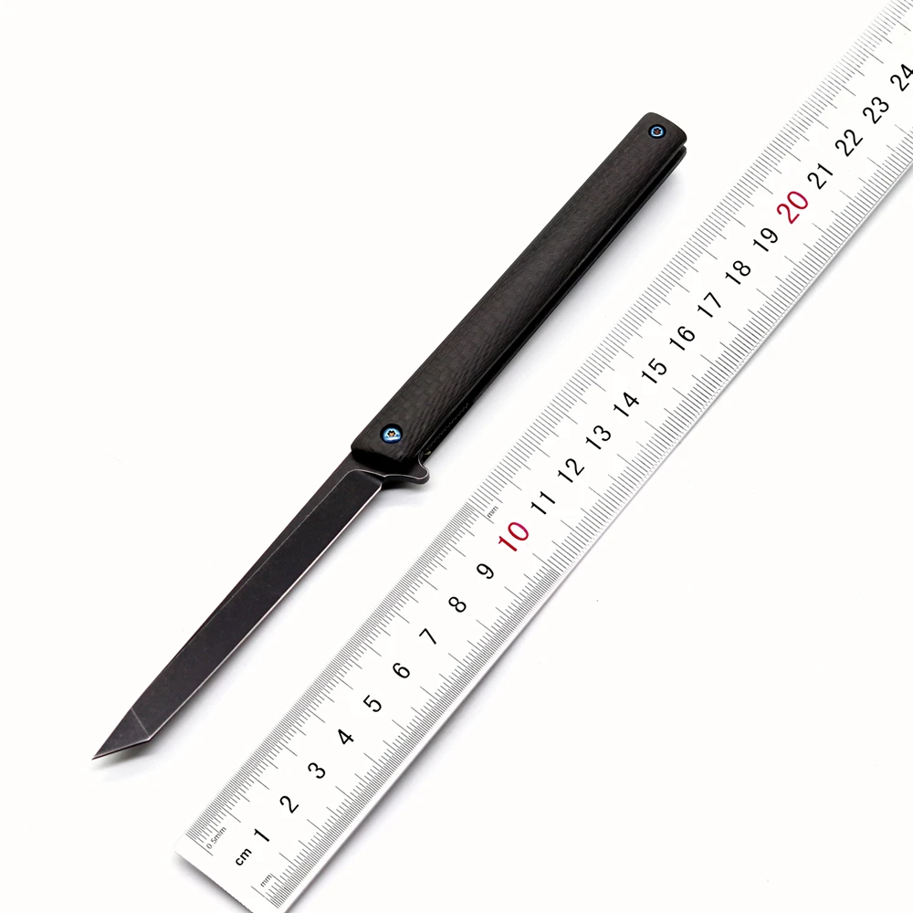 Многофункциональный складной нож маленькая ручка из углеродного волокна с