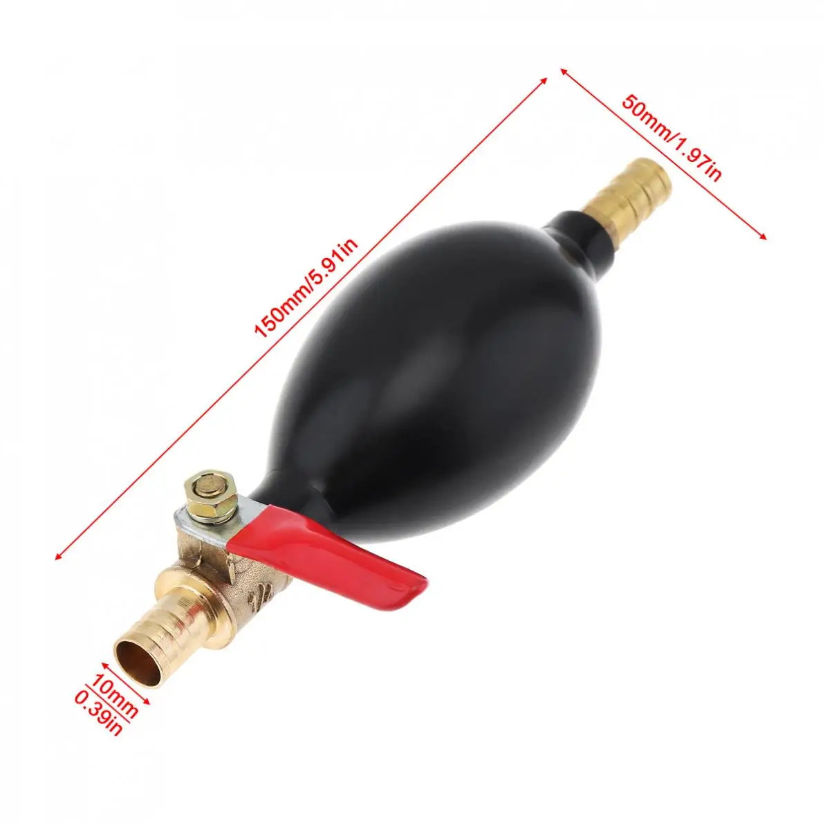 10 мм ПВХ ручной вакуумный насос с топливоперекачивающим насосом труба и