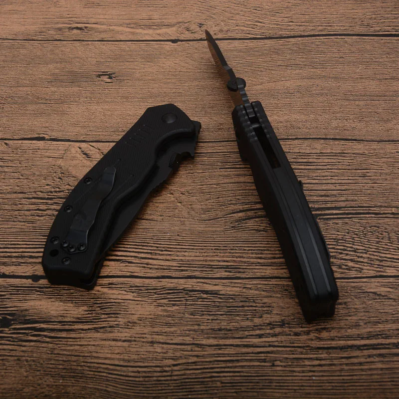

ctical Folding Knife G10 Handle Outdoor Survival EDC Tool Small Pocket Camping Hunting Knives