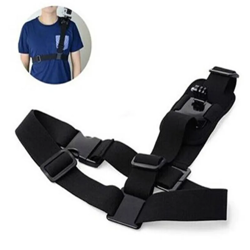 For Gopro Accessories Adjustable Universal Simple Single Shoulder Straps Grip Mount Chest Harness Belt Travel For GoPro SJCAM