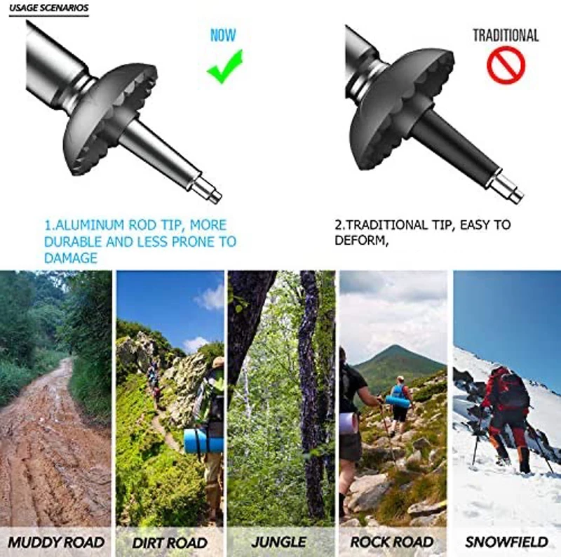 Allfine®Фотоловушка для выживания альпеншен пешеходный тростник набор кемпинга на