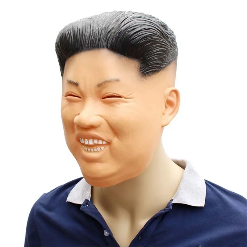 

Halloween Party Headgear Funny Realistic Celebrity President Latex Mask Adults Masquerade Cosplay Face Mask Props