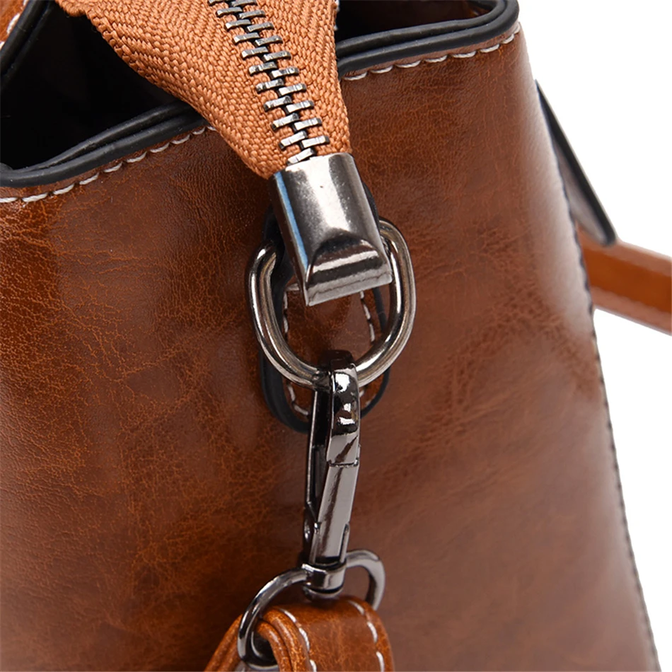 Женская сумка тоут из искусственной кожи в стиле ретро летняя повседневная на