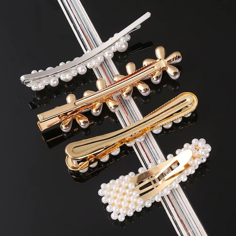 New 28 Styles Fashion Pearl Hair Clip Elegant Korean Design Hairpin Styling Accessories for Women Girls | Украшения и аксессуары
