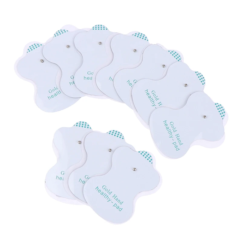 

10Pcs Electrode Pads Tens Acupuncture Digital Machine Body Massager Reusable