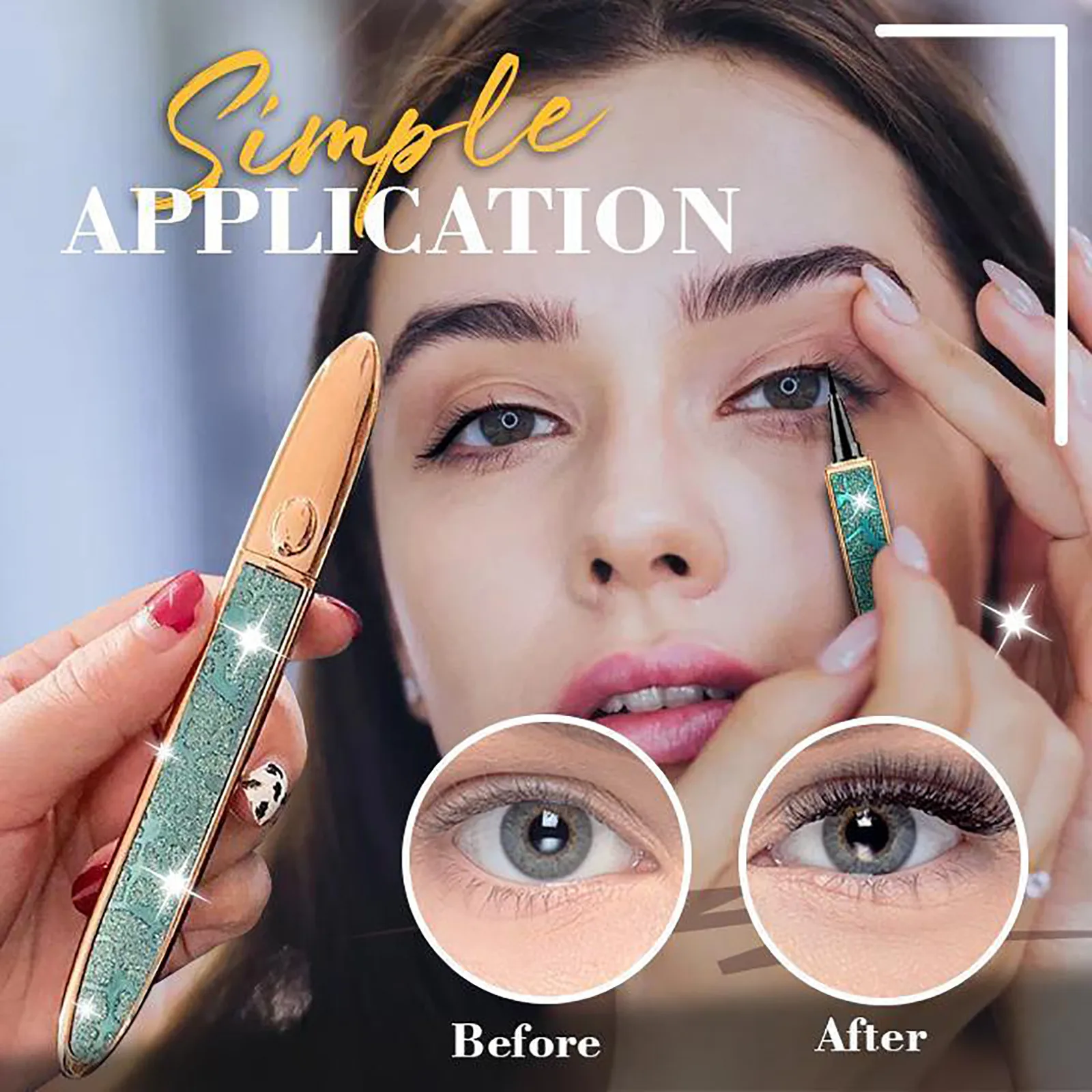 Волшебная подводка для глаз карандаш быстросохнущая флуоресцентная цветная