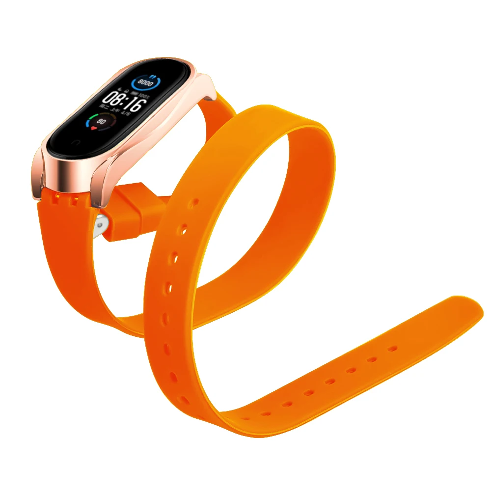 Ремешок для mi band 5 спортивный браслет длинный силиконовый сменный Браслет Xiaomi Mi