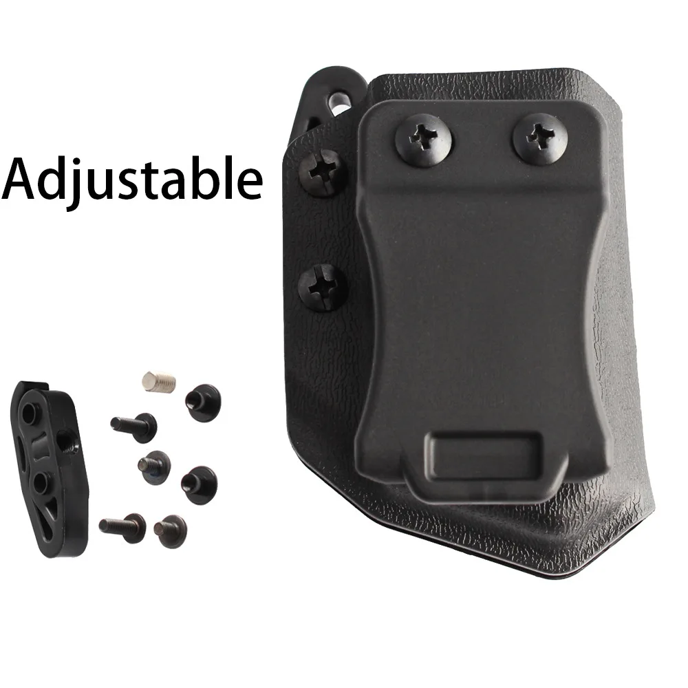 

Universal 9mm/.40 Double Stack Mag Carrier Magazine Pouch Echo Holder IWB/OWB Glock CZ S&W H&K Springfield Armory SIG P320 P365