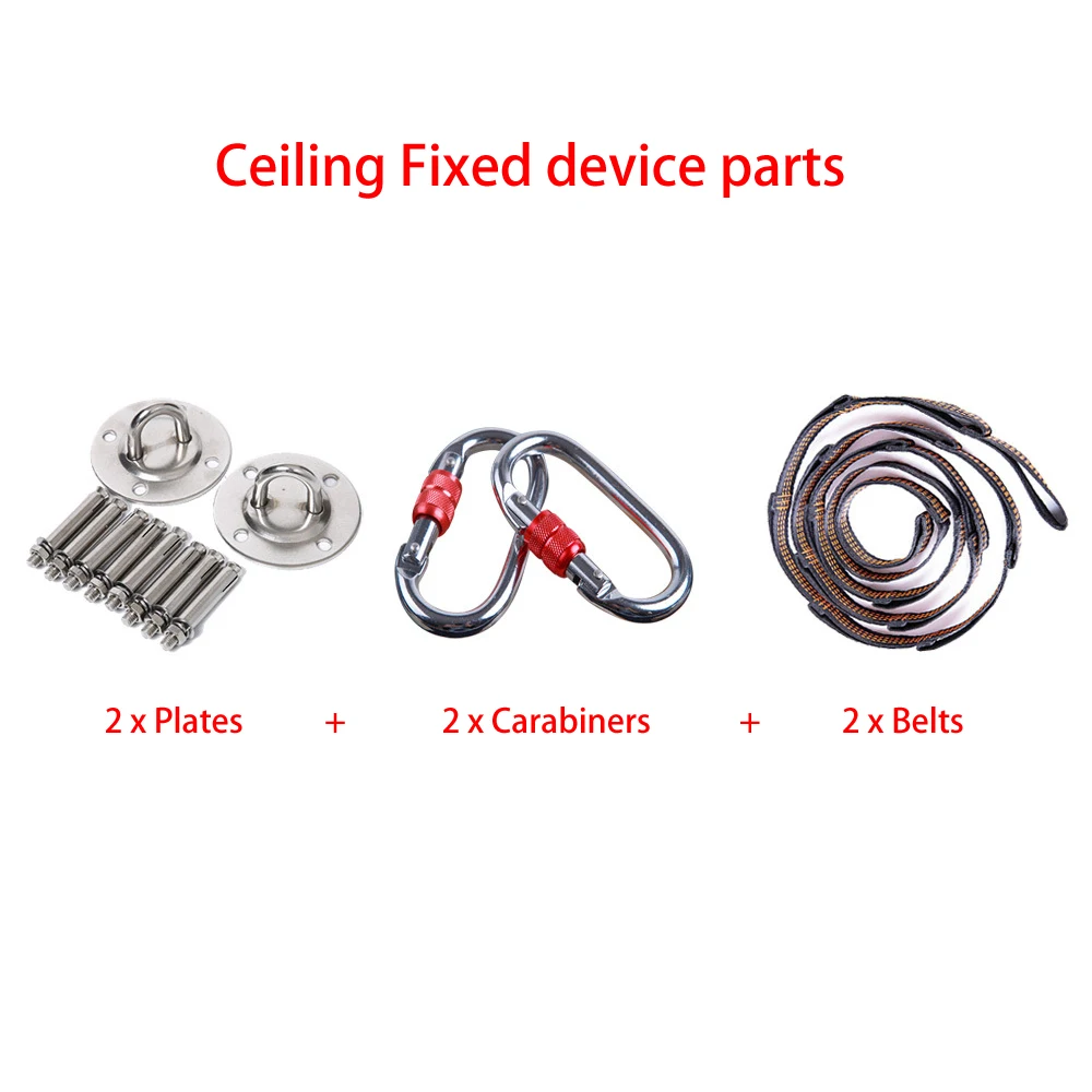 Fixed Parts 16 цветов, нейлоновый Воздушный Гамак для тренажерного зала, дома, фитнеса, йоги, анти-гравитационные качели, Пилатес, Йога, пояс для бодибилдинга, формирующий форму 4 м, 5 м, 6 м, 7 м - Цвет: Fixed Parts
