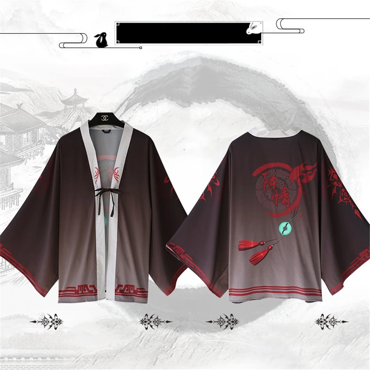 Кимоно Wei Wuxian Lan Wangji хаори Косплей МО дао Zu Ши костюм для мужчин женщин Grandmaster of Demonic