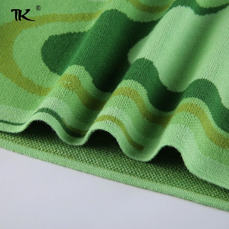 

Print Knit Dress Women Green Sexy Bodycon Sleeveless Spaghetti Strap Beach Party Mini Dresses 2021 Summer High Waist Slim Robe