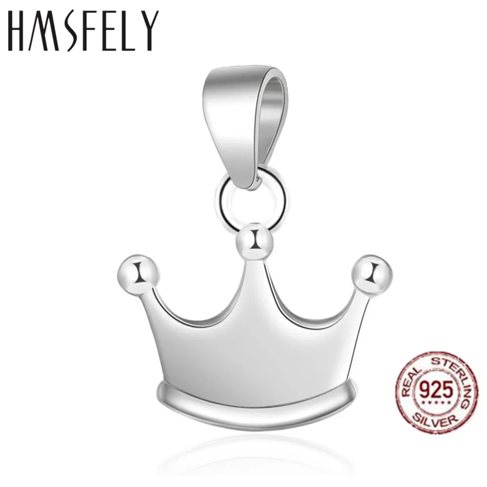 Подвеска HMSFELY в виде короны из стерлингового серебра 925 пробы Аксессуары для