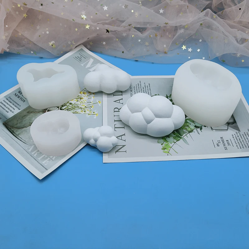 3D Силиконовая форма в форме облака для шоколада мусса помадки льда кубика