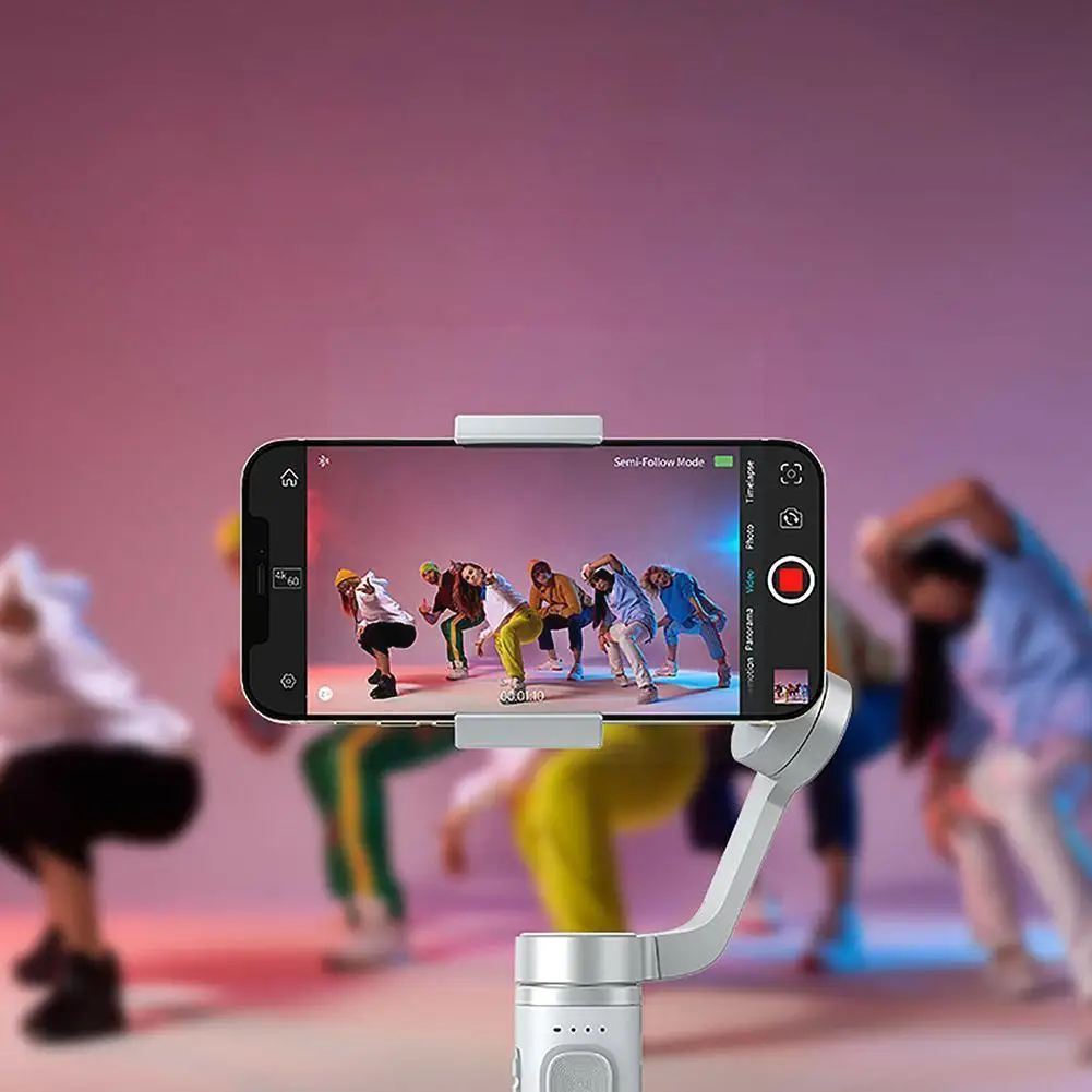 

Aluminum Alloy Phone Stabilizing Holder Portable Handheld Gimbal 3-Axis Capture For Funsnap Filming Video Camera Stabilizer A7P1