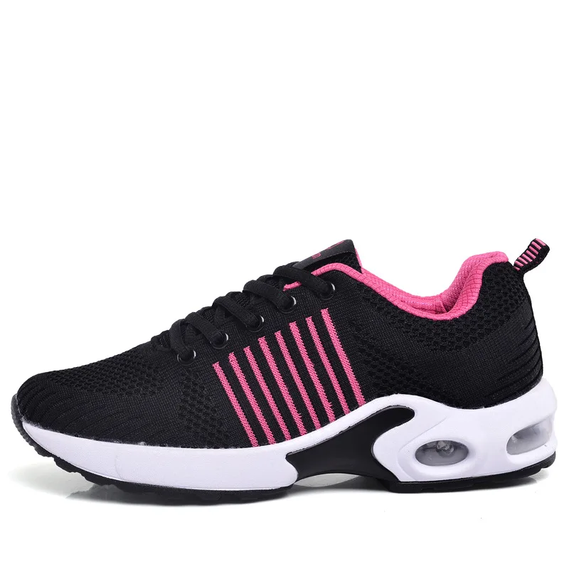 

New Women Air Cushion Sneakers Breathable Running Shoes Men Women Outdoor Fitness Sports Shoes Female Lace-up Casual Shoes