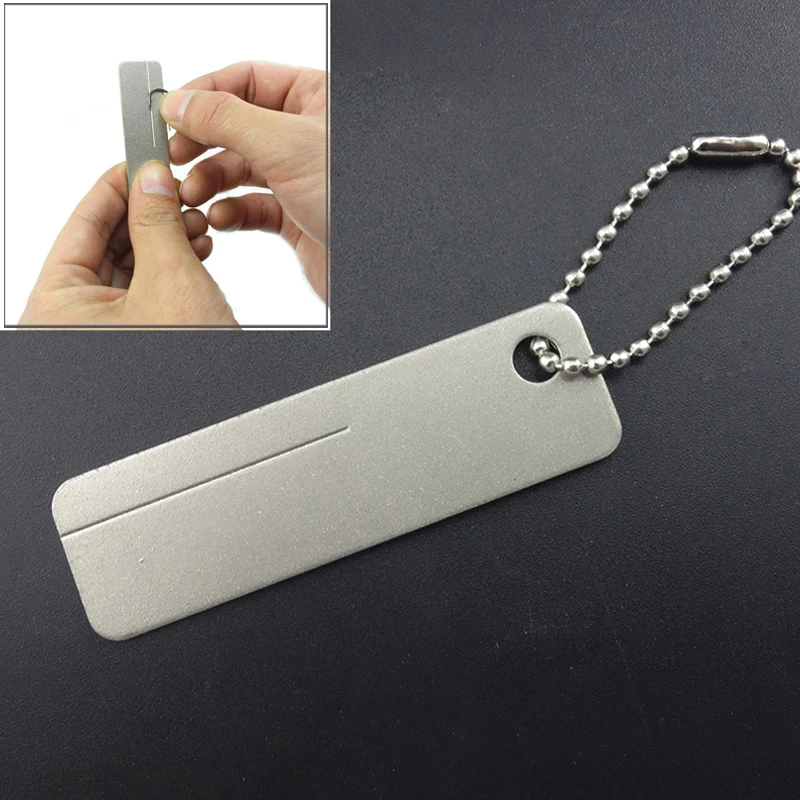 1 шт. портативный рыболовный крючок шлифовальный мини тонкий алмазный нож