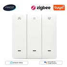 Умный выключатель Yagusmart Tuya Smart Life Zigbee для штор, переключатель для мотоцикла с колесиками и шторками, с поддержкой Alexa Echo, Google Home и таймером управления