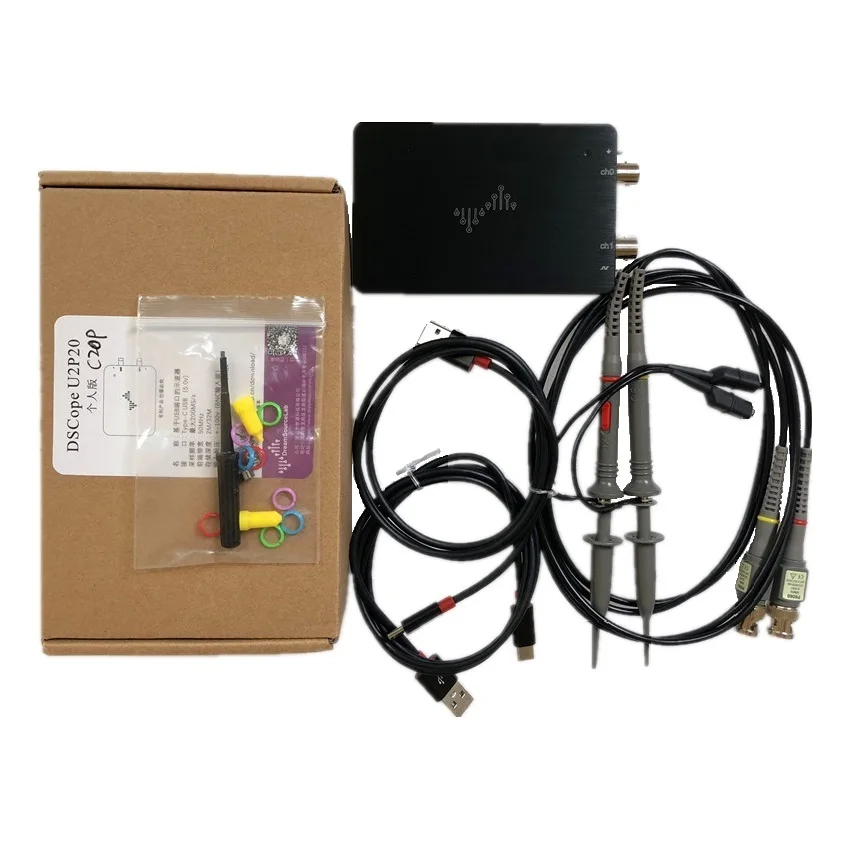 Портативный осциллограф DSCope U2B20 U2P20 U2B100 U3P100 USB двойной 200 с частотой дискретизации