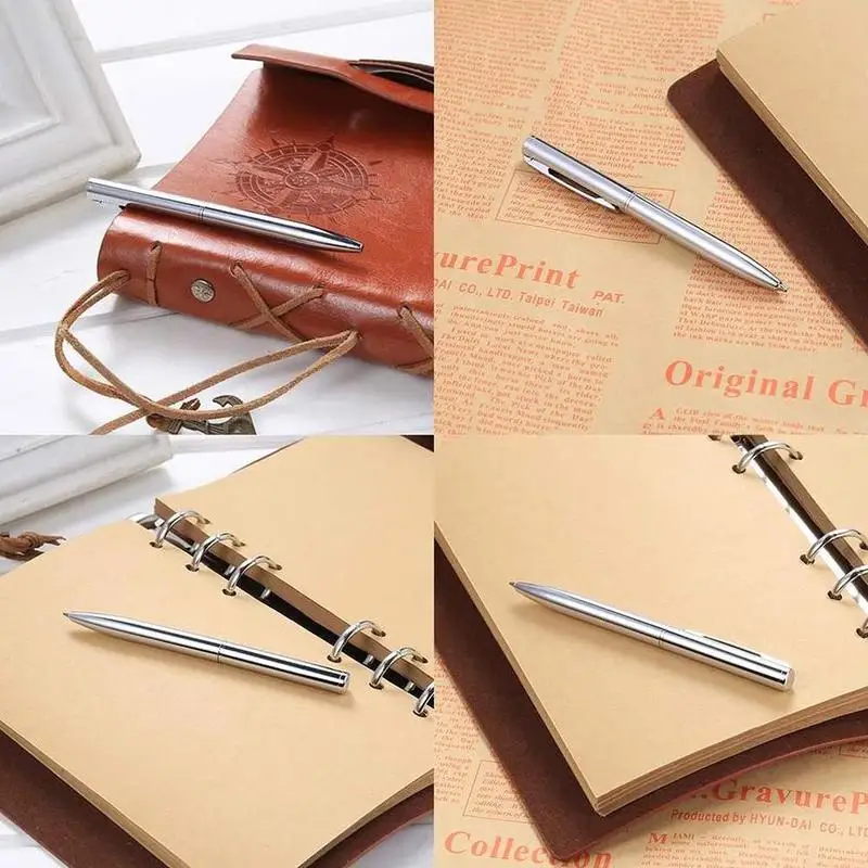 10 см светлый Серебристая шариковая ручка канцелярские принадлежности