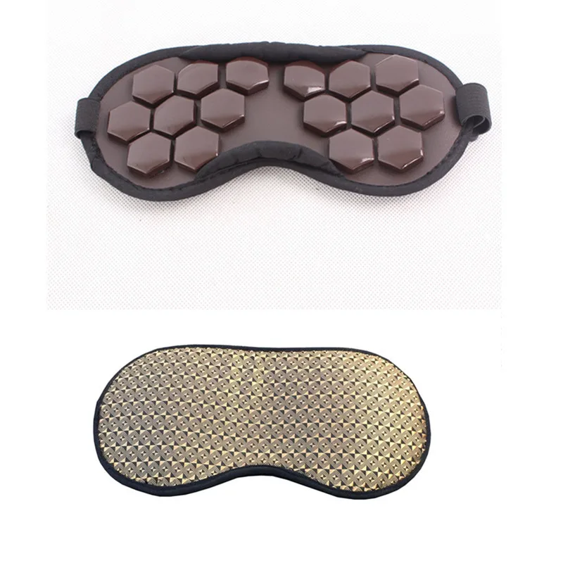 Натуральный турмалиновый массажер для глаз щит Нефритовый камень отрицательные