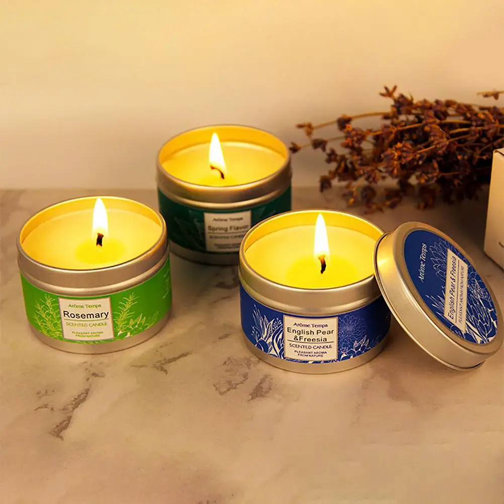 6 шт. ароматизированные свечи подарочный набор для женщин ароматные ванной йоги