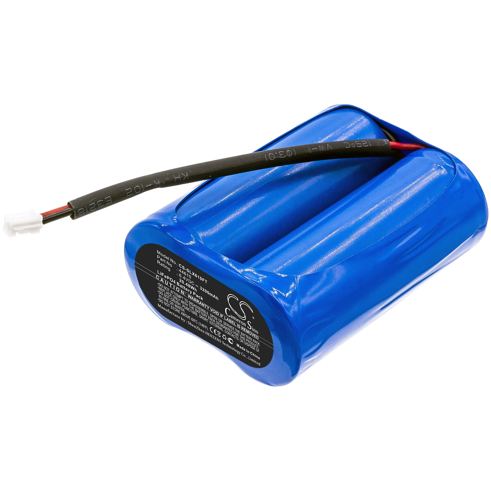 

CS 3200mAh / 20.48Wh battery for Streamlight Fire Vulcan LED 44610