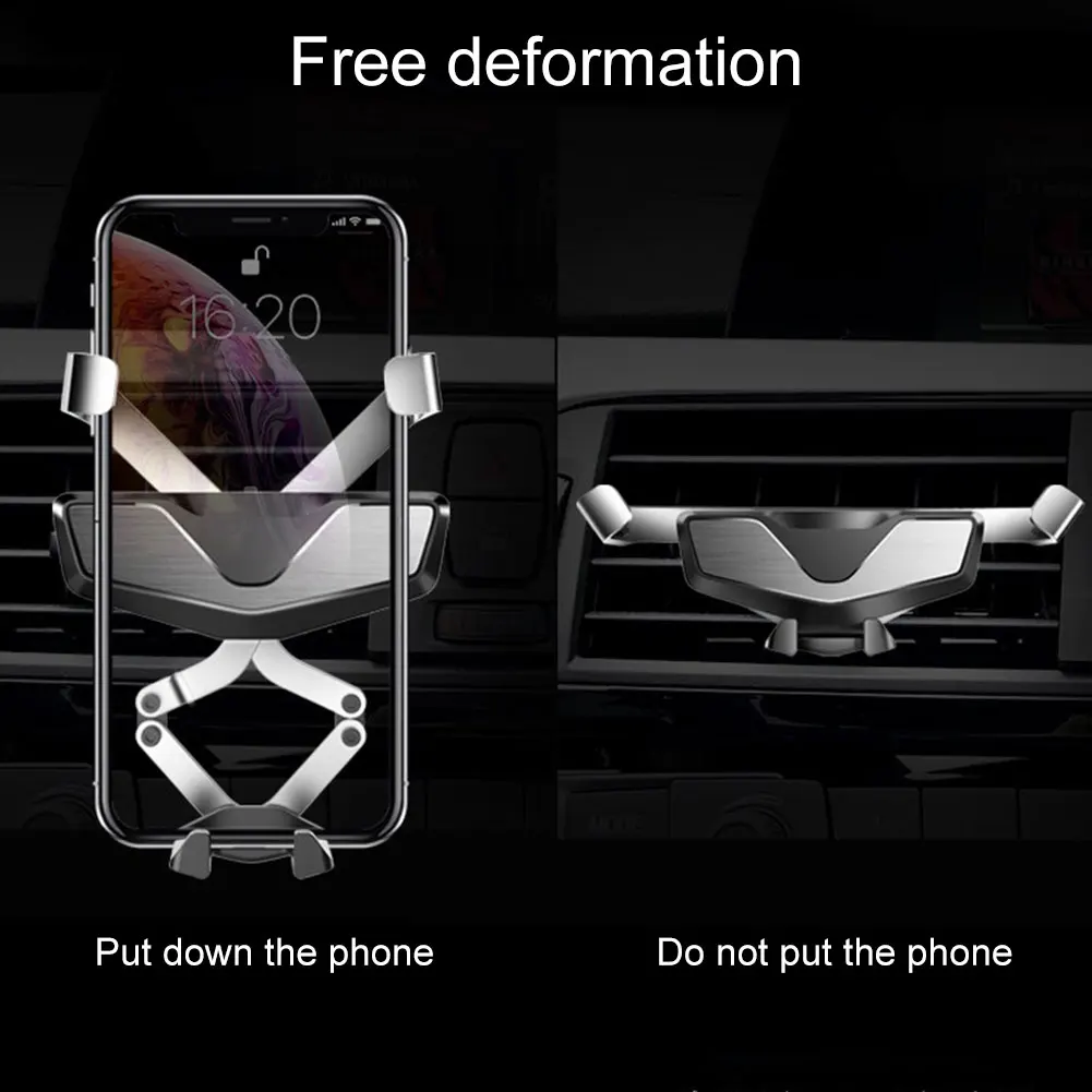 Новый Автомобильный кронштейн для сотового телефона держатель из сплава