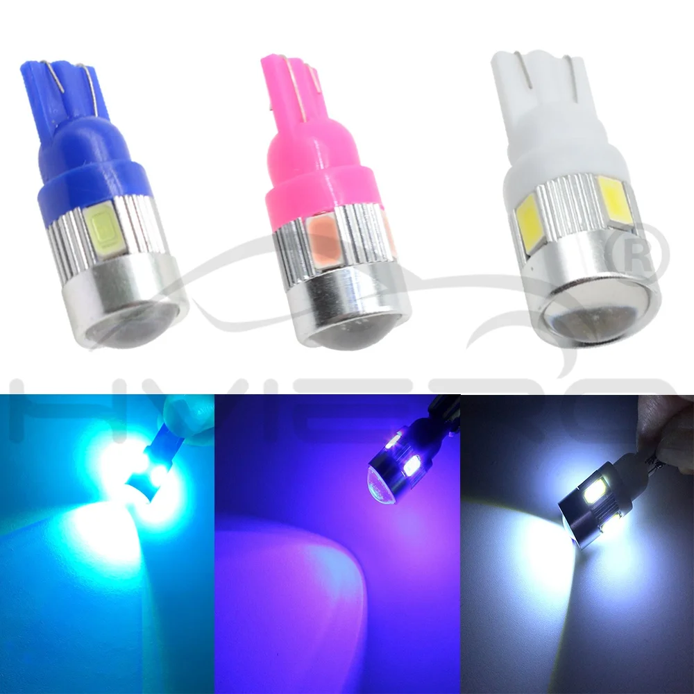 2Psc Ксенон белого и синего цвета красный зеленый 6 SMD 5630 Поворотная сигнальная
