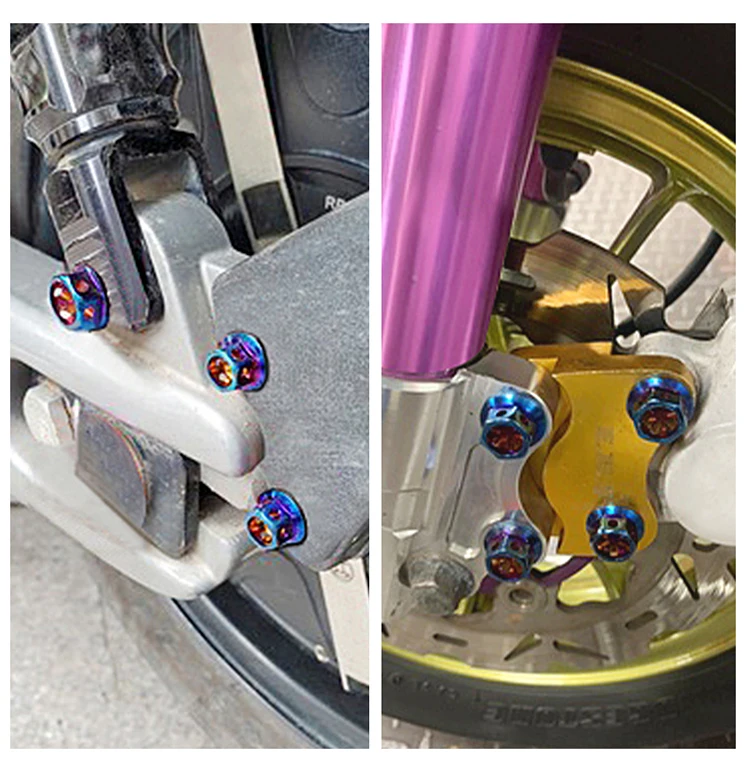 Самокат ATV мотоцикл шестигранный винт из нержавеющей стали M8 * 25/30/35/40/45/55|Гайки и