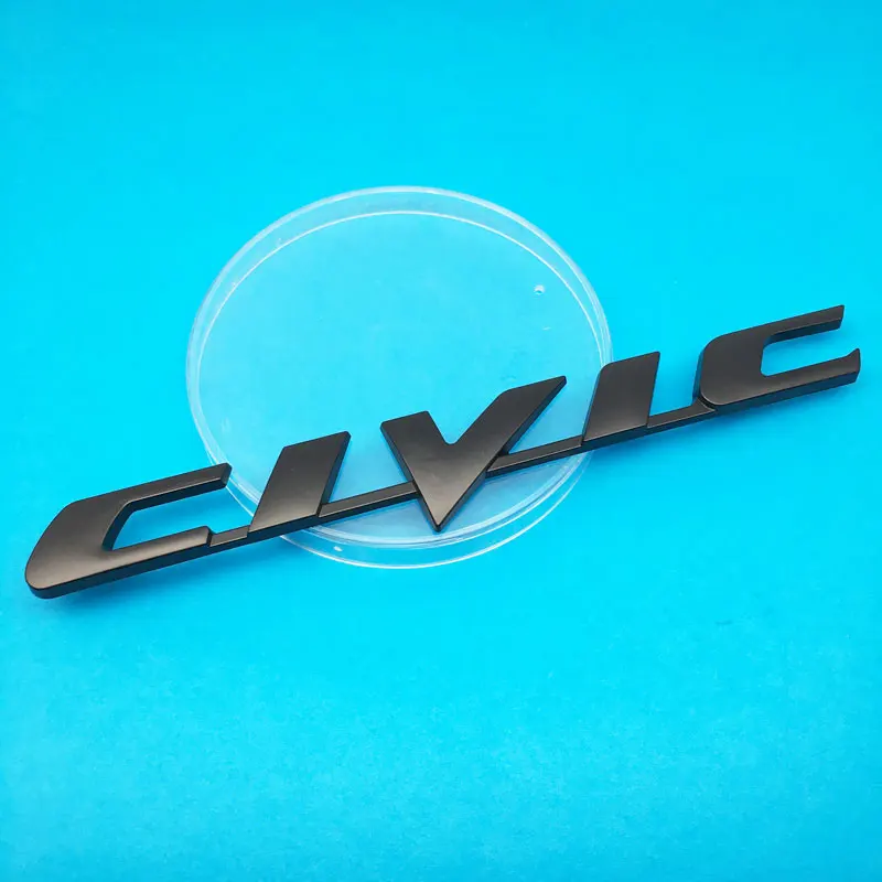 Металлические 3d-наклейки с логотипом Civic Эмблема багажника автомобиля задний
