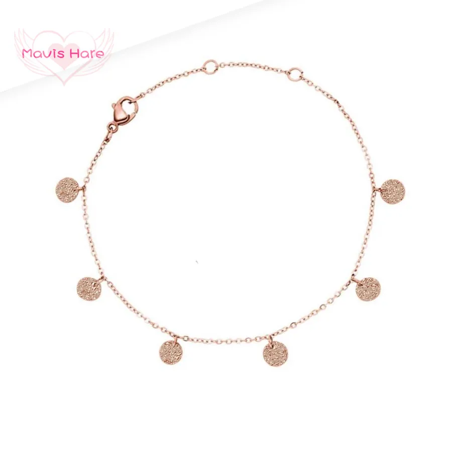 Mavis Hare нержавеющая сталь сверкающий многокруглый браслет 6 мм маленький Спарклер