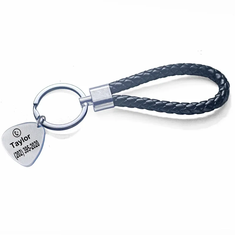 Персонализированные нерегулярные брелок из нержавеющей стали анти потерянный