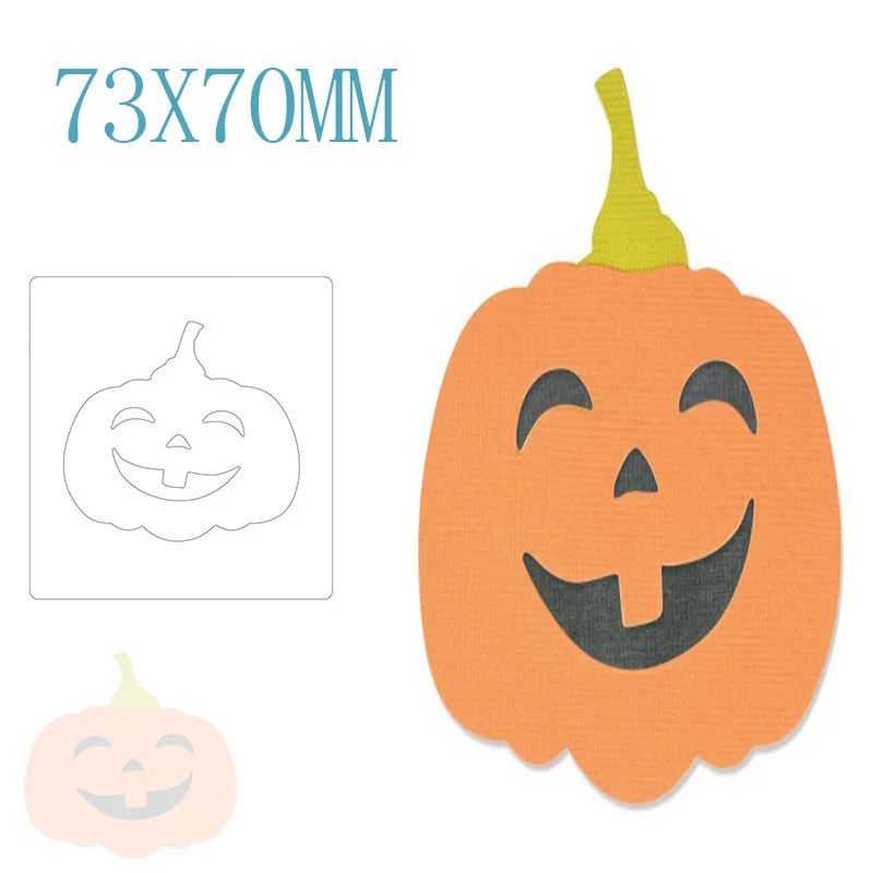 

Halloween Pumpkin Metal Cutting Dies For DIY Edge Embossing Craft Cut Paper Decoration Greeting Card and Scrapbooking No Stamps