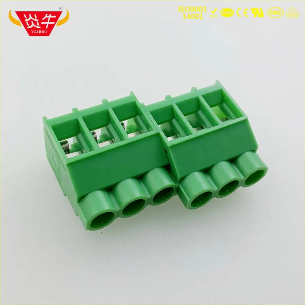 KF7620 7,62 2P 3P PCB универсальные Винтовые клеммные блоки DG636 7,62 мм 2PIN 3PIN MKDS5/2-7,62 1868076 Феникс контакт DEGSON KEFA
