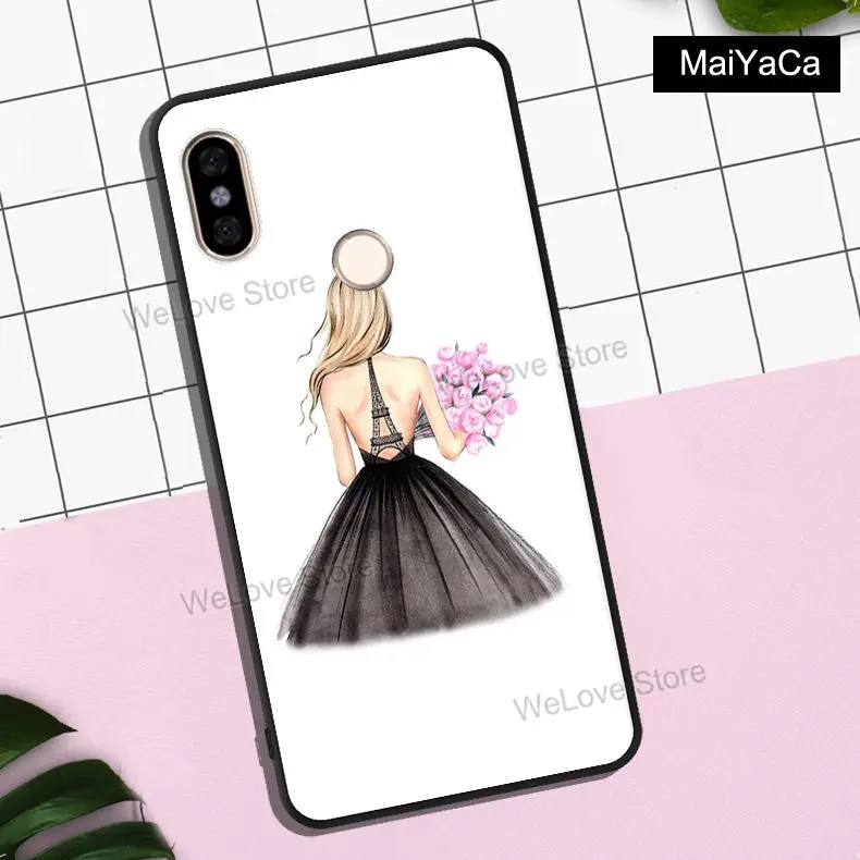 Модный художественный постер для девушек Xiaomi Redmi Note 11 10 9 8 Pro 10S 9A 9T Mi Lite 11T POCO X3 GT M3 M4