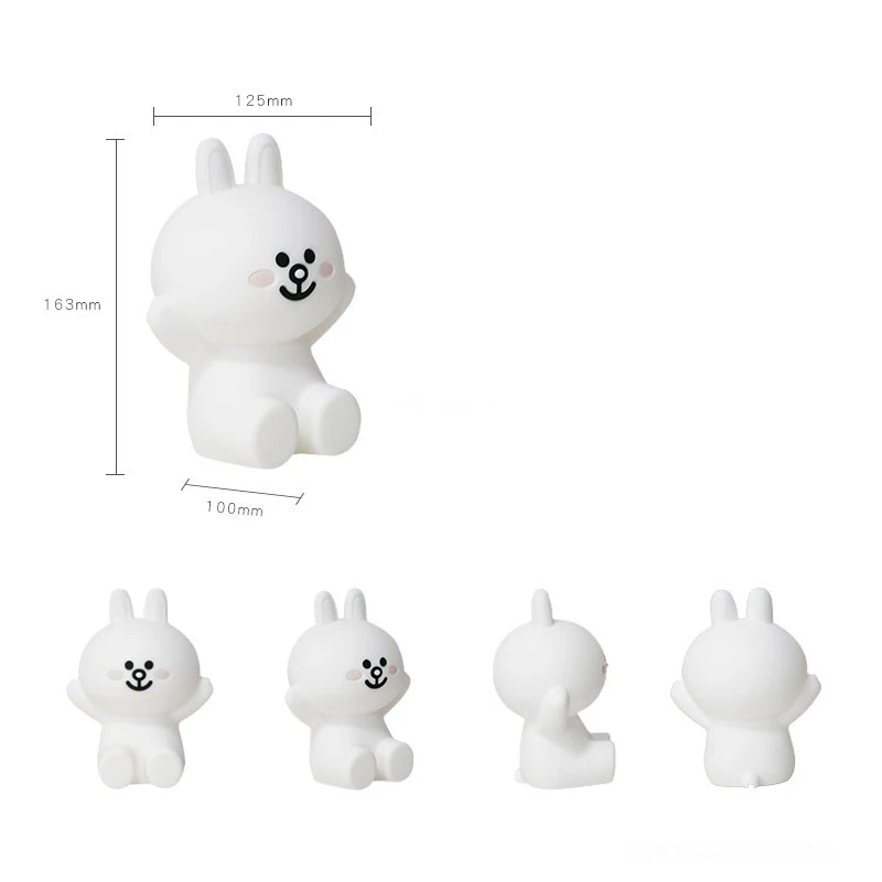 

Bear Cony Rabbit LED Night Light USB Touch Rechargeable Battery Silicone Night Lamp Baby Table Lamps Bedroom Kid Holiday Gifts